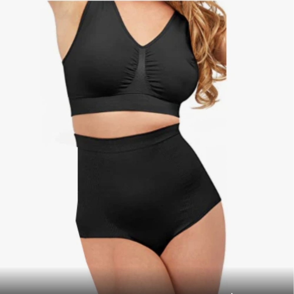 Genie Slim Panties Black Large